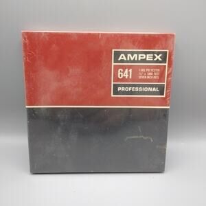 *SEALED* NOS AMPEX 641 Reel-To-Reel Recording Tape 1/4”
